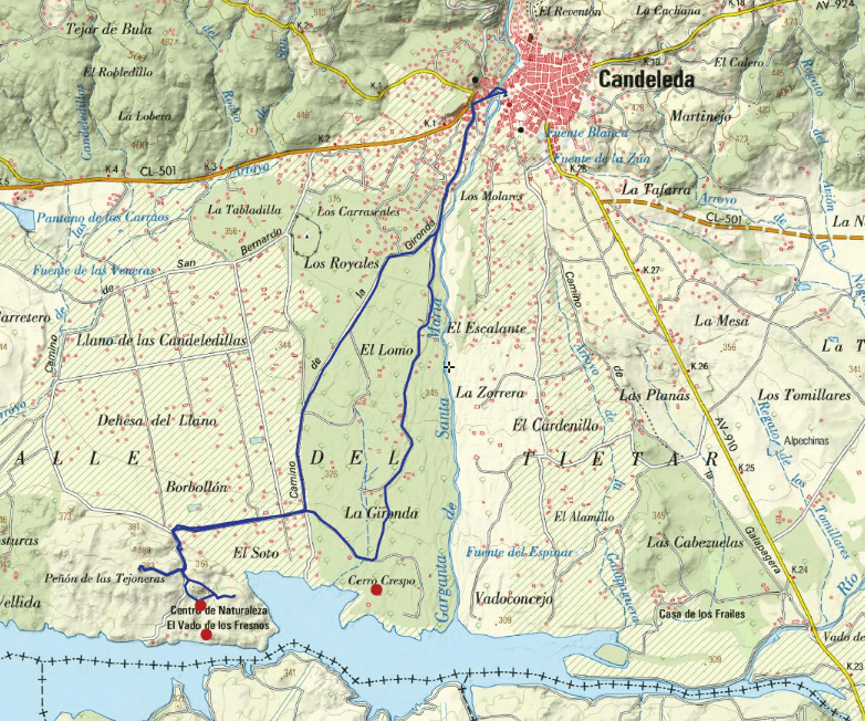3mapa topografico Las Tejoneras